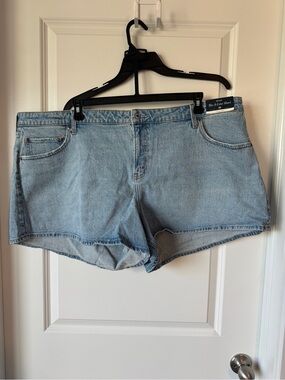 Abercrombie & Fitch Light Blue Denim Jean Shorts